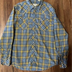 Tecovas Pearl Snap Women’s Plaid Shirt Large